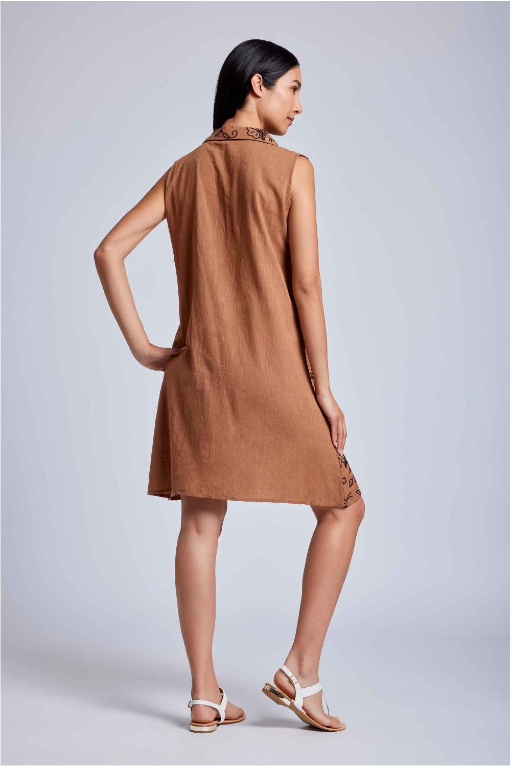 Vacanze Italiane Abito camicia smanicato Lola Sottocosto