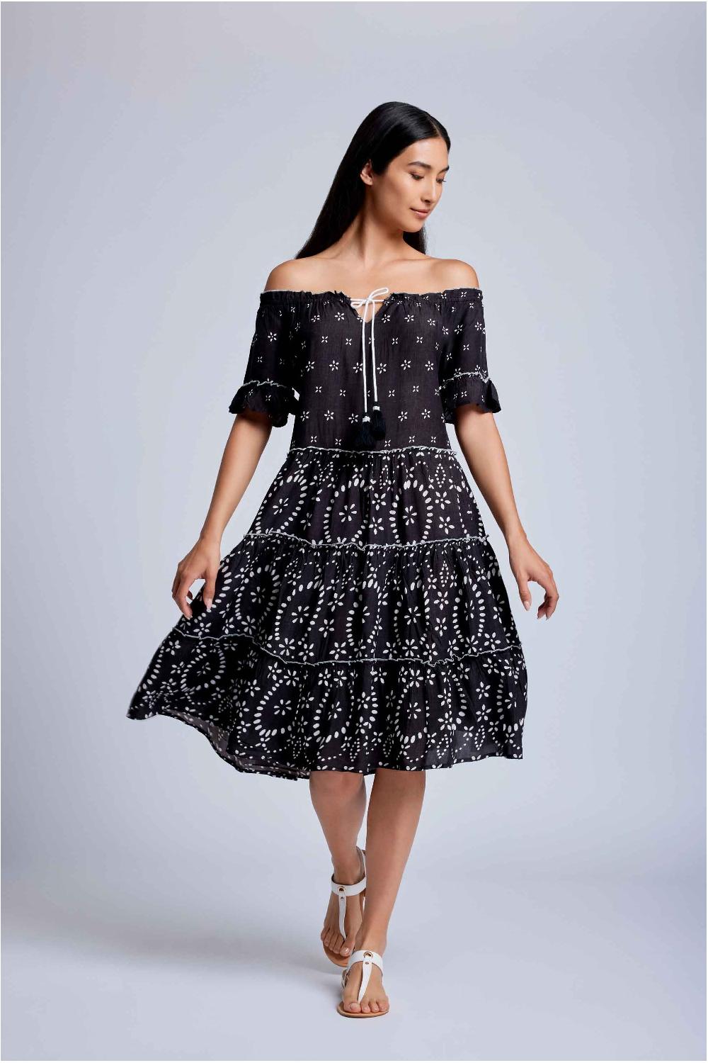 Vacanze Italiane Agata 3/4 Sleeves Dress Online