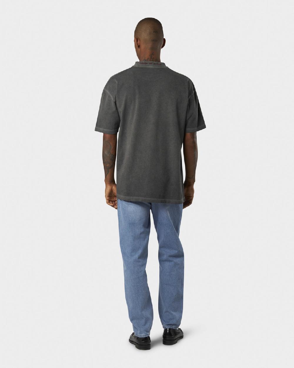 Vision Of Super COLD WASH T-SHIRT WITH FREEDOM PRINT ON FRONT AND METAL LABEL Convenienza