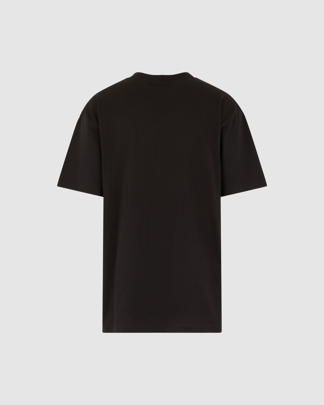 Vision Of Super BLACK T-SHIRT WITH EMBROIDERED FLAMING HEART Vendita Calda