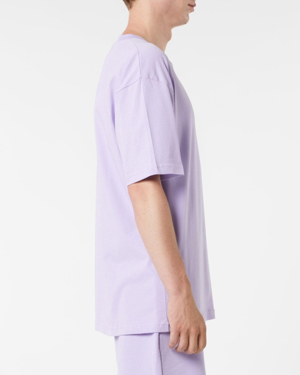 Vision Of Super LILAC T-SHIRT WITH EMBROIDERED FLAMING HEART Pezzi Unici