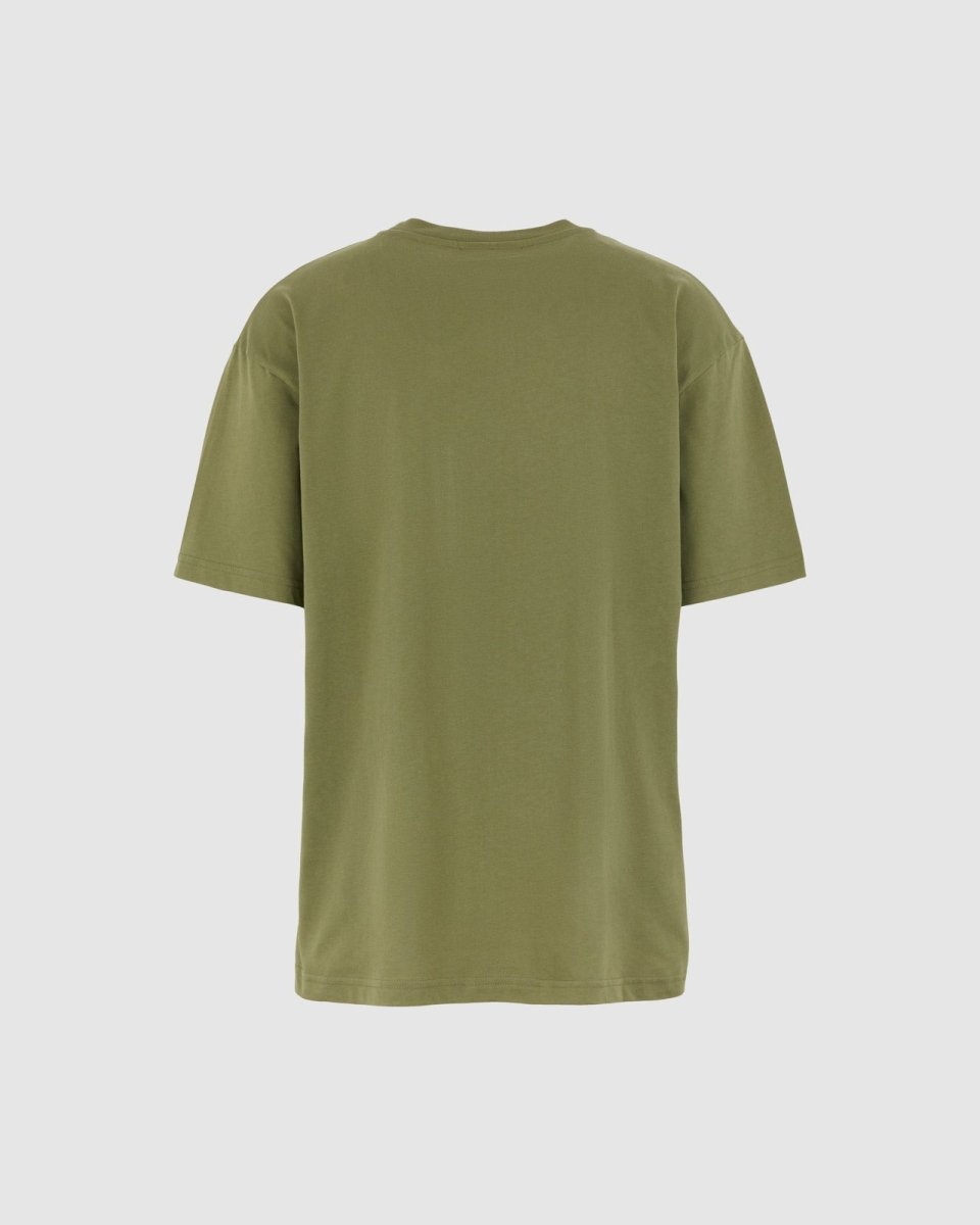 Vision Of Super GREEN T-SHIRT WITH EMBROIDERED FLAMING HEART Only for today