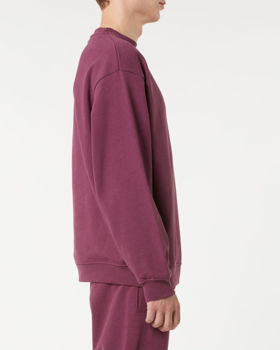 Vision Of Super GRAPE WINE CREWNECK WITH EMBROIDERED LOGO Consegna Veloce