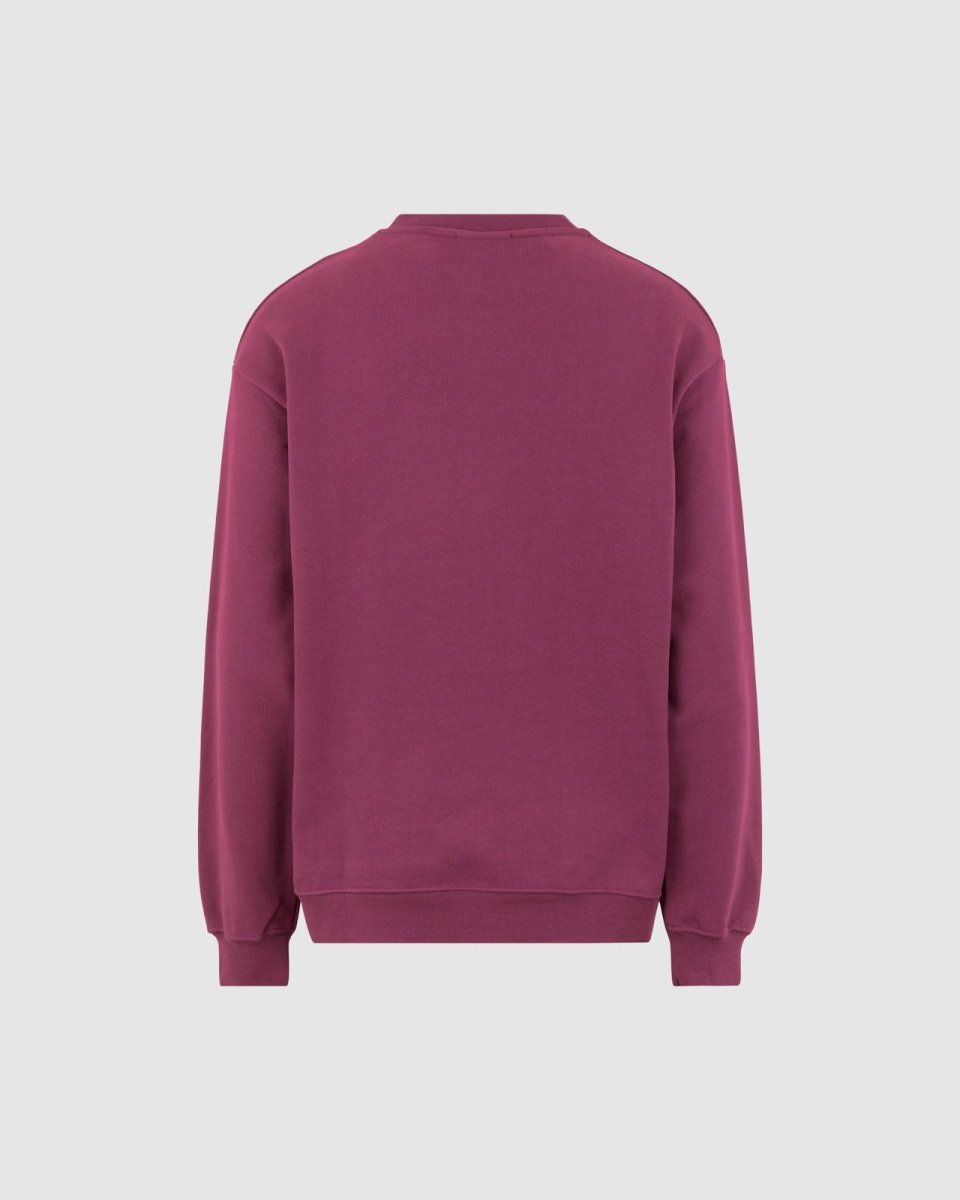 Vision Of Super GRAPE WINE CREWNECK WITH EMBROIDERED LOGO Consegna Veloce