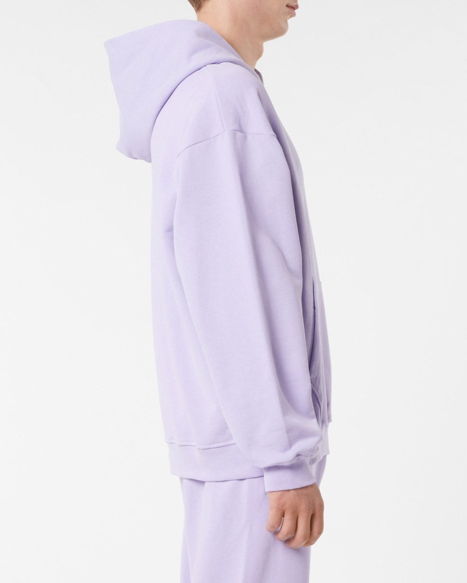 Vision Of Super LILAC HOODIE WITH EMBROIDERED FLAMING HEART Promozione Limitata