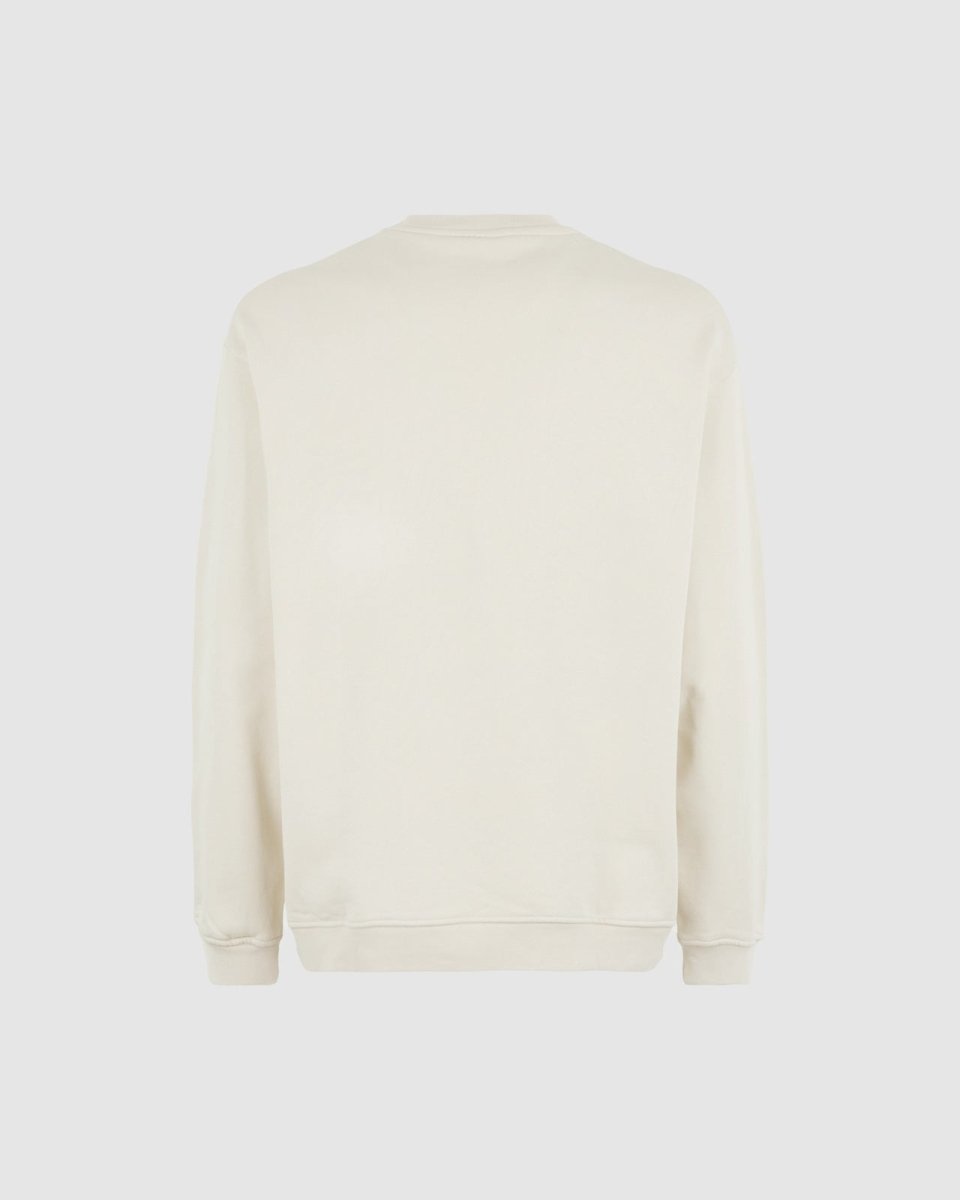 Vision Of Super SAND CREWNECK WITH EMBROIDERED FLAMING HEART Outlet