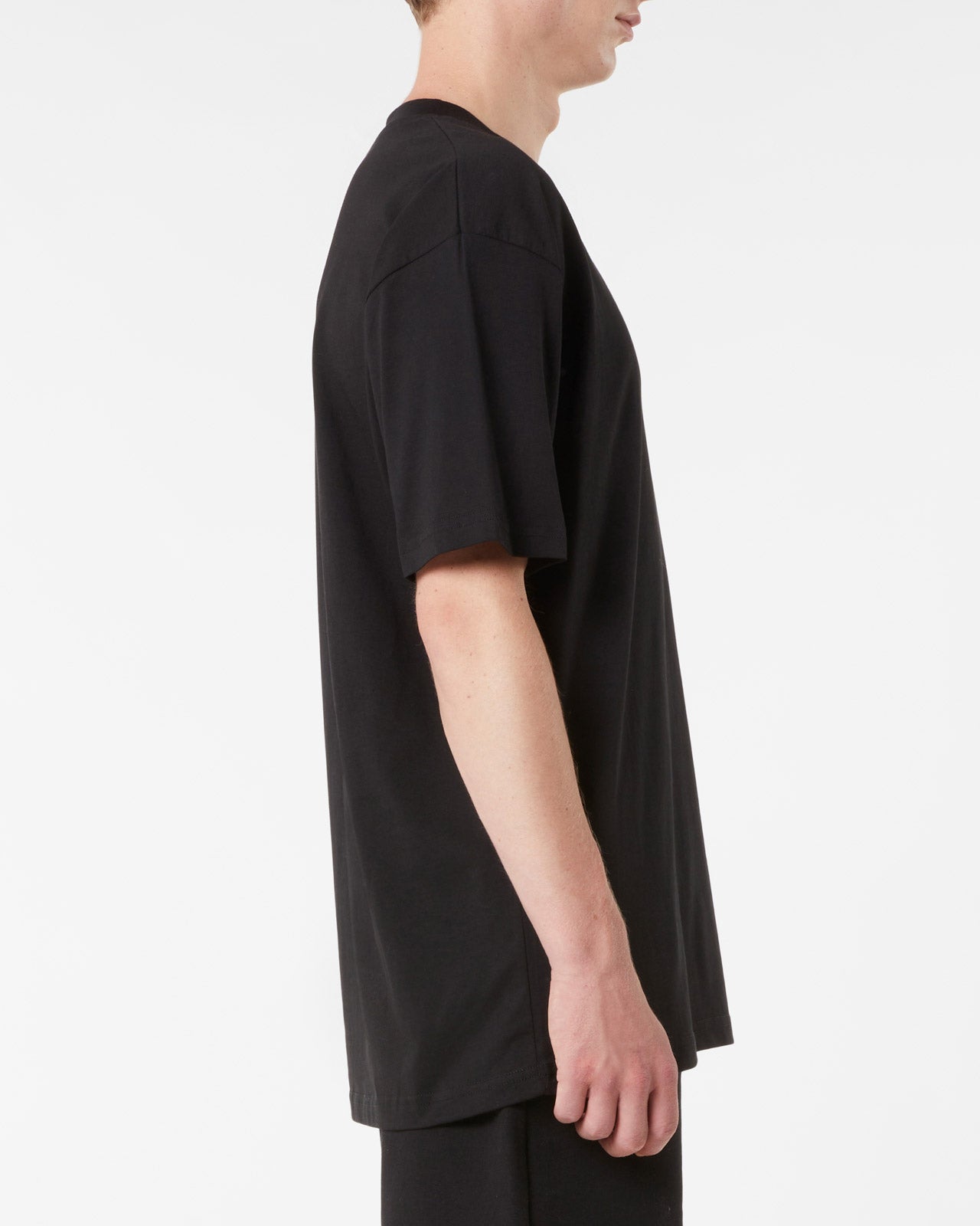 Vision Of Super BLACK T-SHIRT WITH EMBROIDERED FLAMING HEART In Saldo