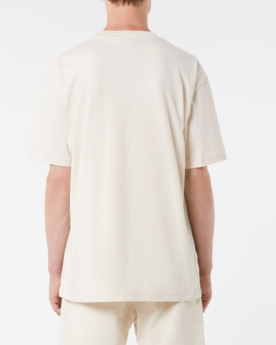 Vision Of Super SAND T-SHIRT WITH EMBROIDERED FLAMING HEART Italy