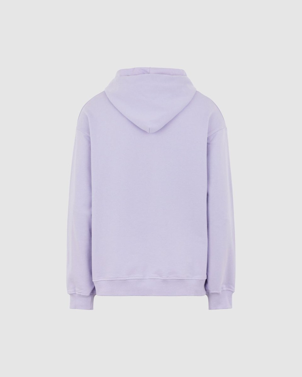 Vision Of Super LILAC HOODIE WITH EMBROIDERED FLAMING HEART Economico