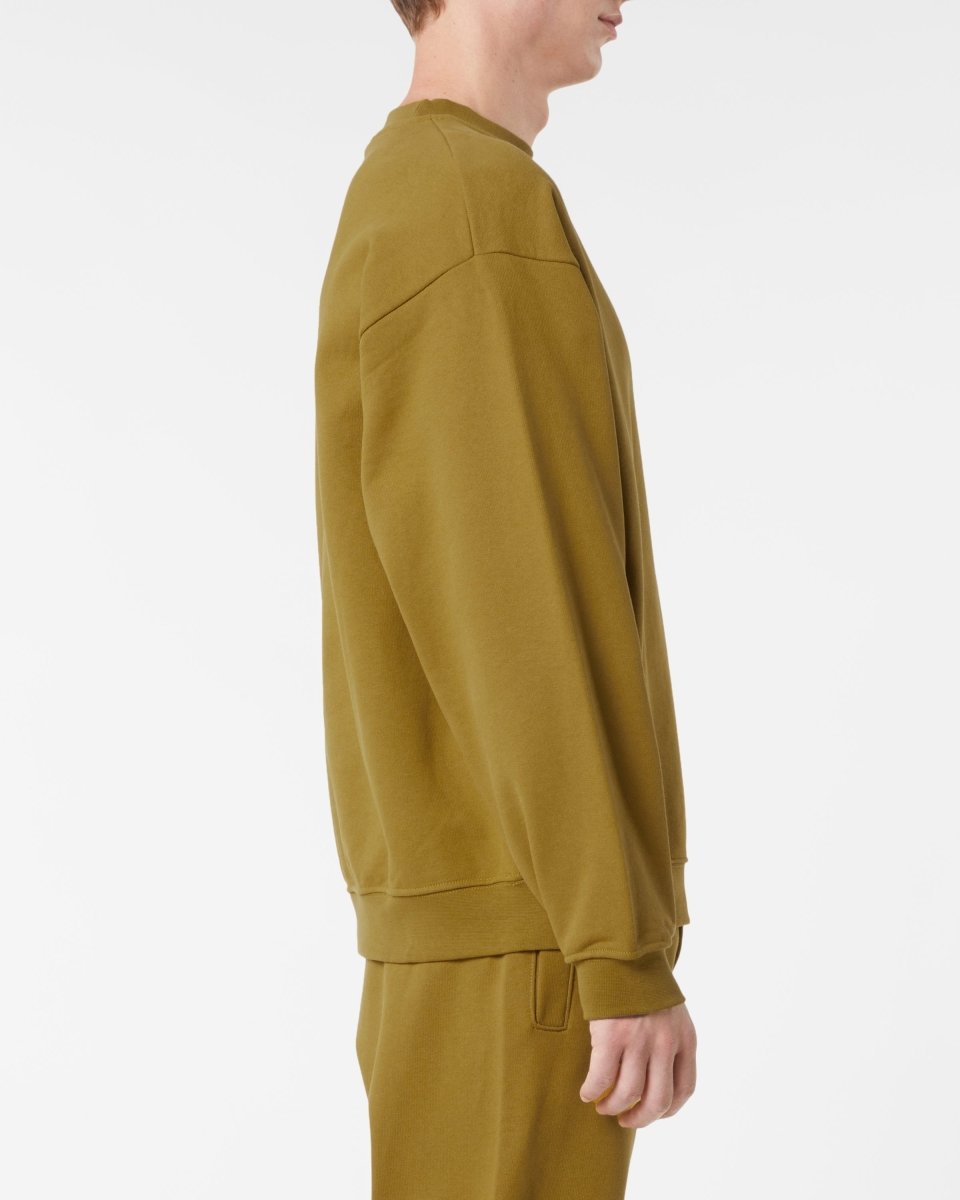 Vision Of Super PLANTATION CREWNECK WITH EMBROIDERED FLAMING HEART Sottocosto