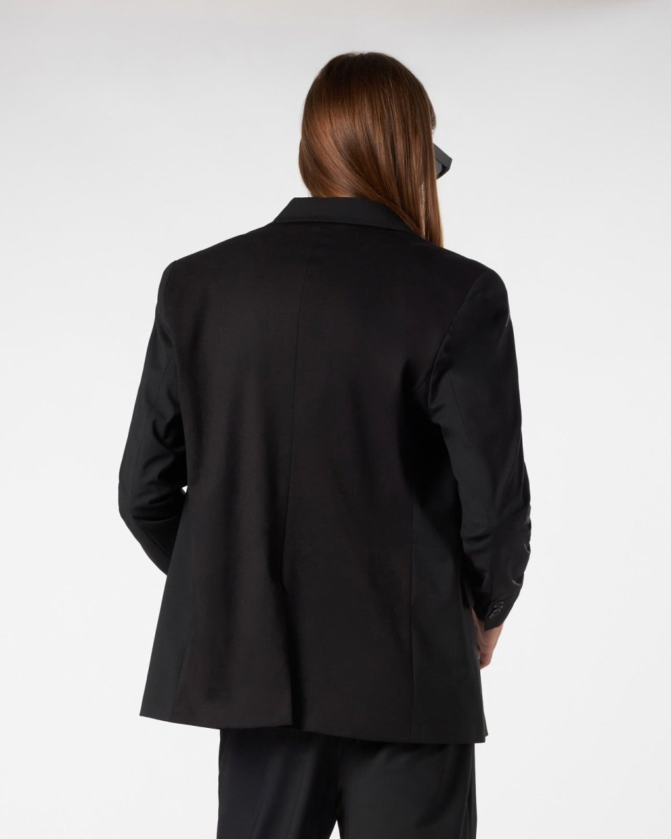 Vision Of Super BLACK BLAZER WITH INTERNAL FLAMES Nuova