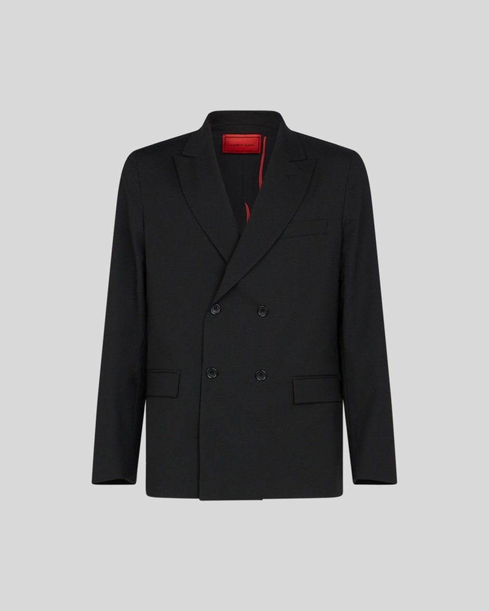 Vision Of Super BLACK BLAZER WITH INTERNAL FLAMES