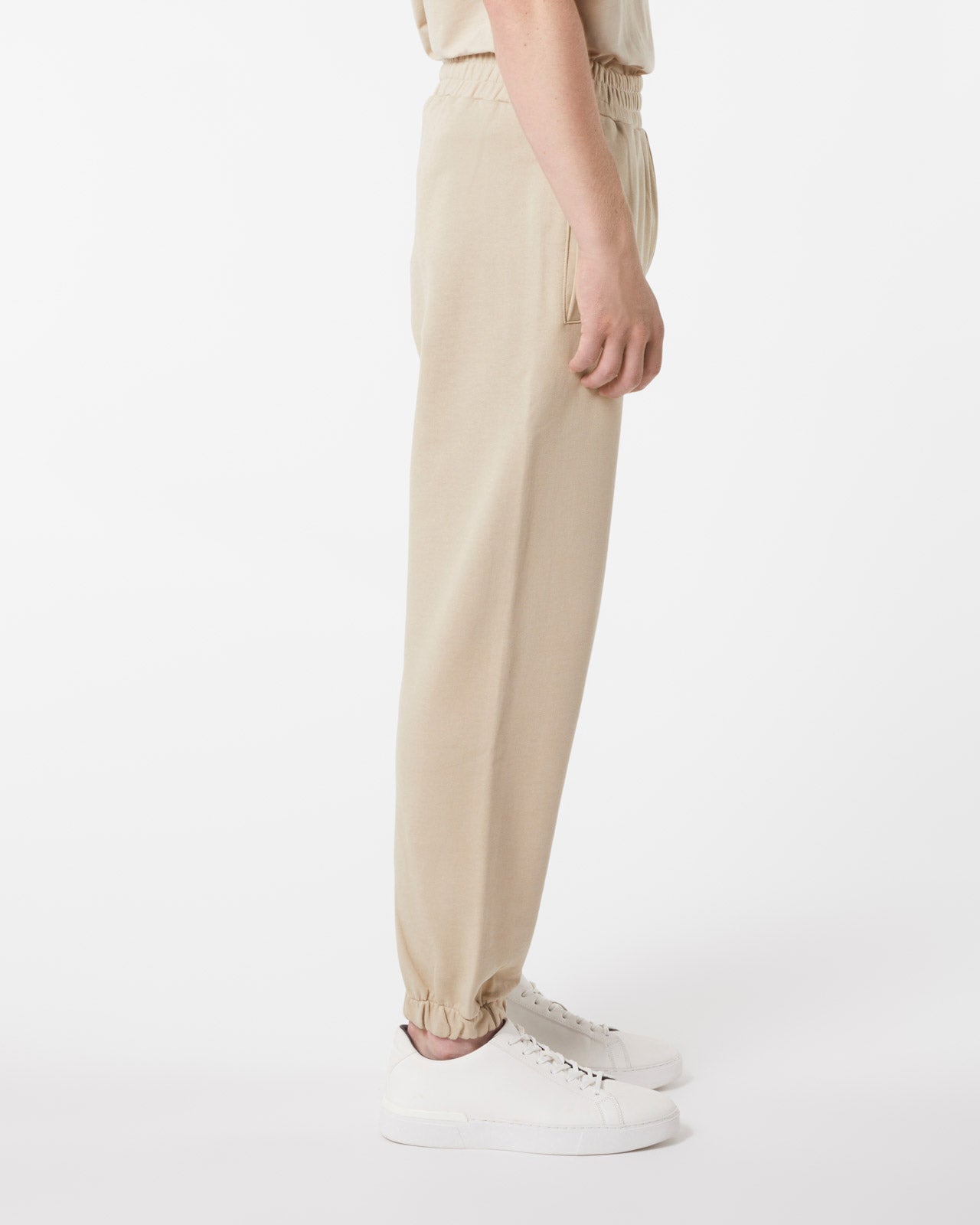 Vision Of Super LIGHT BROWN PANTS WITH EMBROIDERED FLAMING HEART Nuova