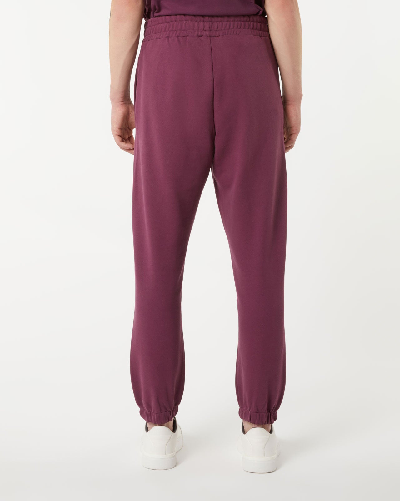 Vision Of Super GRAPE WINE PANTS WITH EMBROIDERED FLAMING HEART Moda