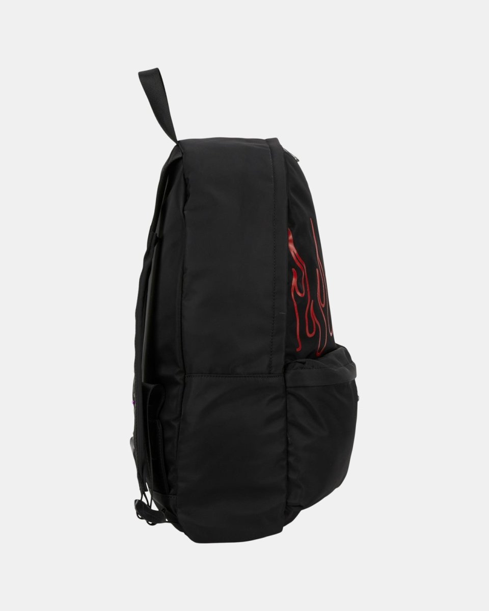 Vision Of Super RED BRICK FLAMES BLACK BACKPACK Pezzi Unici