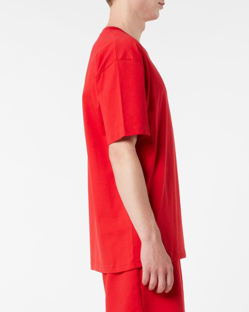 Vision Of Super RED T-SHIRT WITH EMBROIDERED FLAMING HEART Online