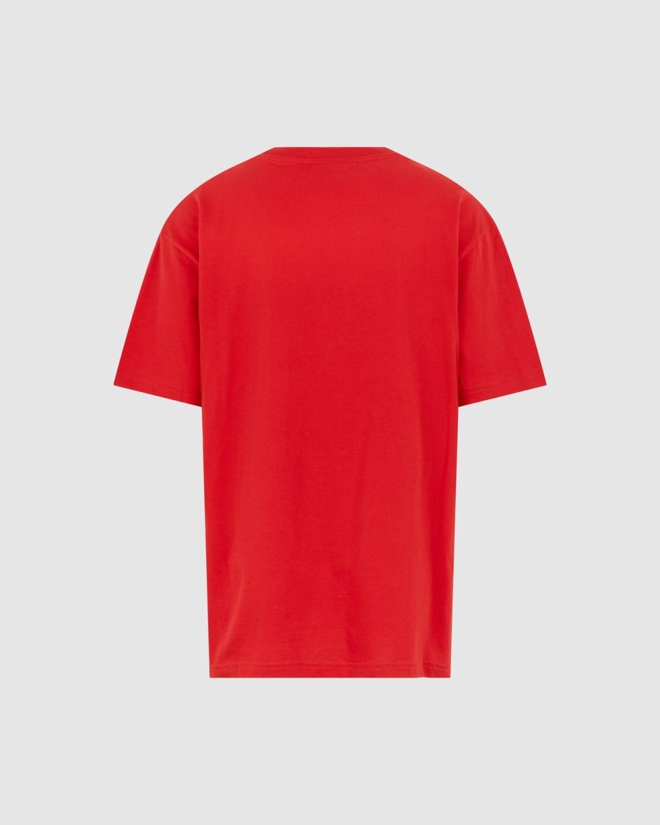 Vision Of Super RED T-SHIRT WITH EMBROIDERED FLAMING HEART Online
