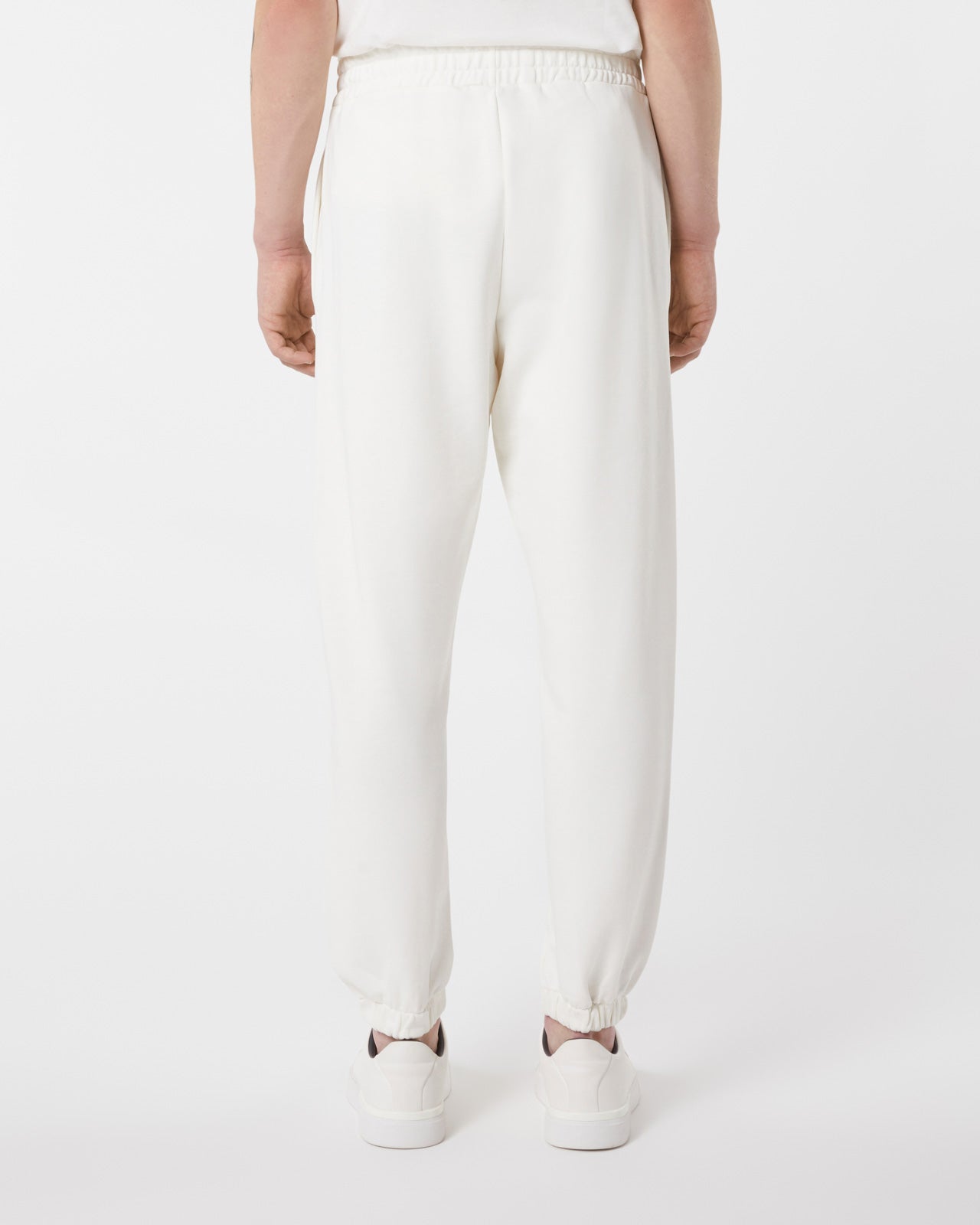Vision Of Super OFF WHITE PANTS WITH EMBROIDERED FLAMING HEART Sottocosto
