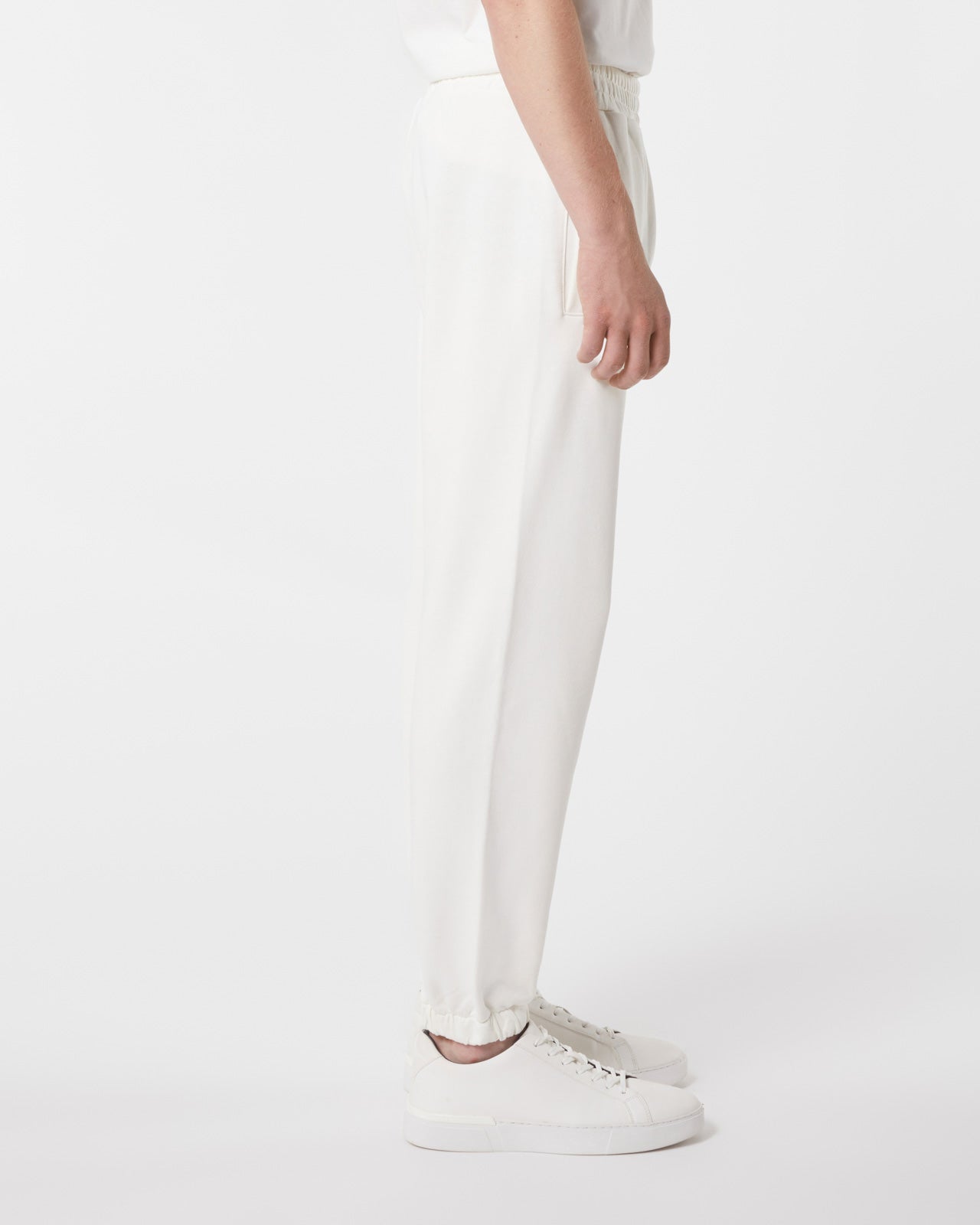 Vision Of Super OFF WHITE PANTS WITH EMBROIDERED FLAMING HEART Sottocosto