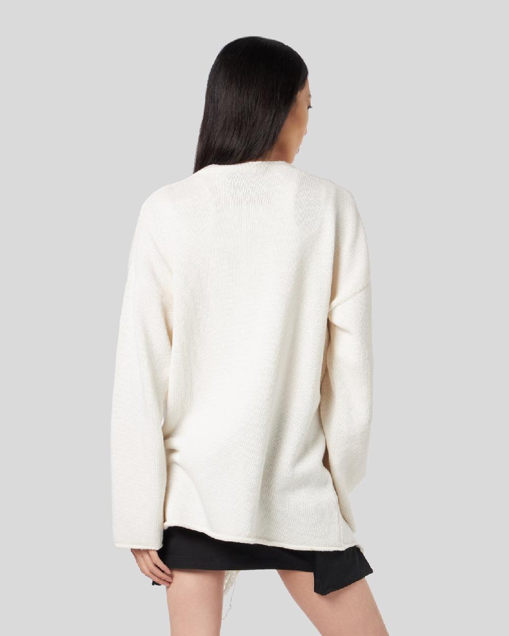 Vision Of Super SAND CARDIGAN WITH PRINTED TRIBAL FLAMES Offerte