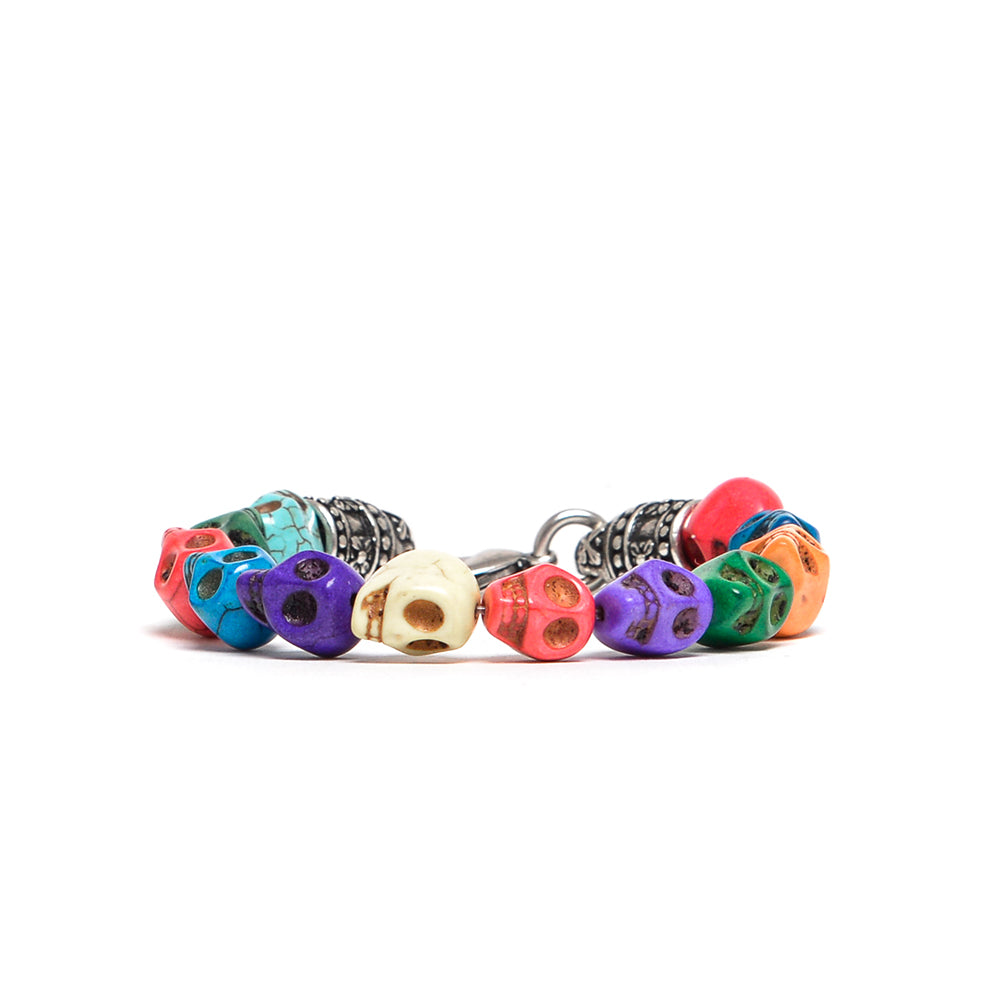 D'AMICO Bracciale Teschi Aulite Multicolor Promozione