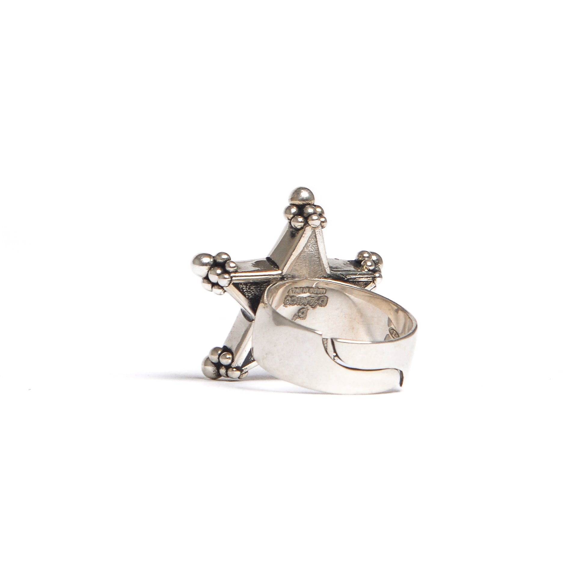 D'AMICO Anello Stella Bianco Qualità