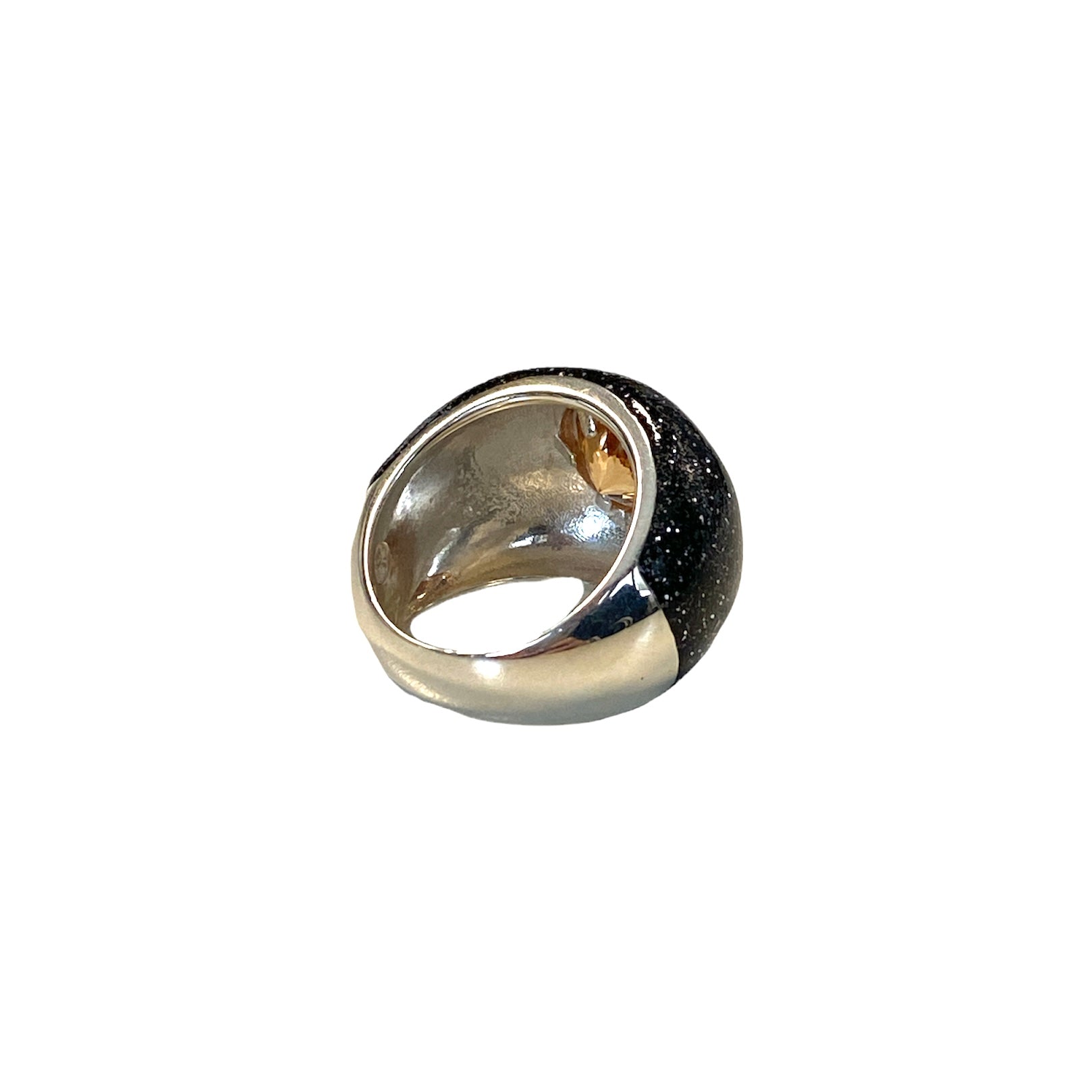 D'AMICO Anello Glitter Black Soddisfazione Garantita