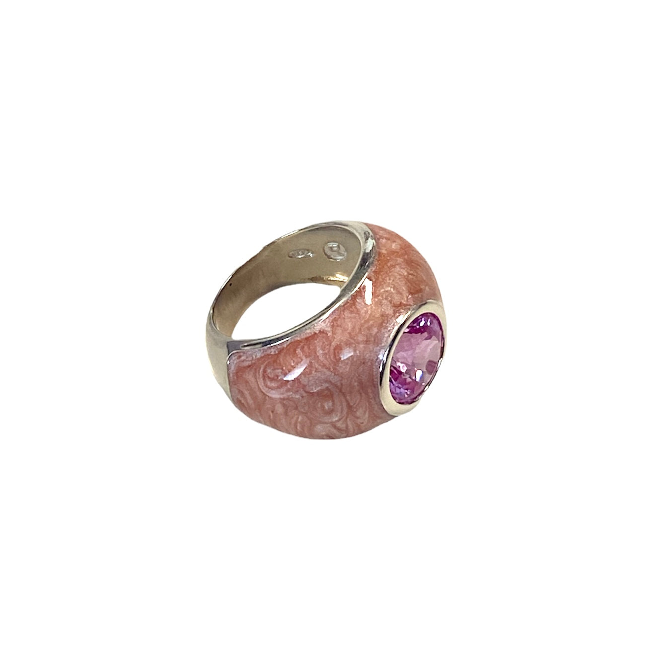D'AMICO Anello Perlato Rosa Offerte esclusive