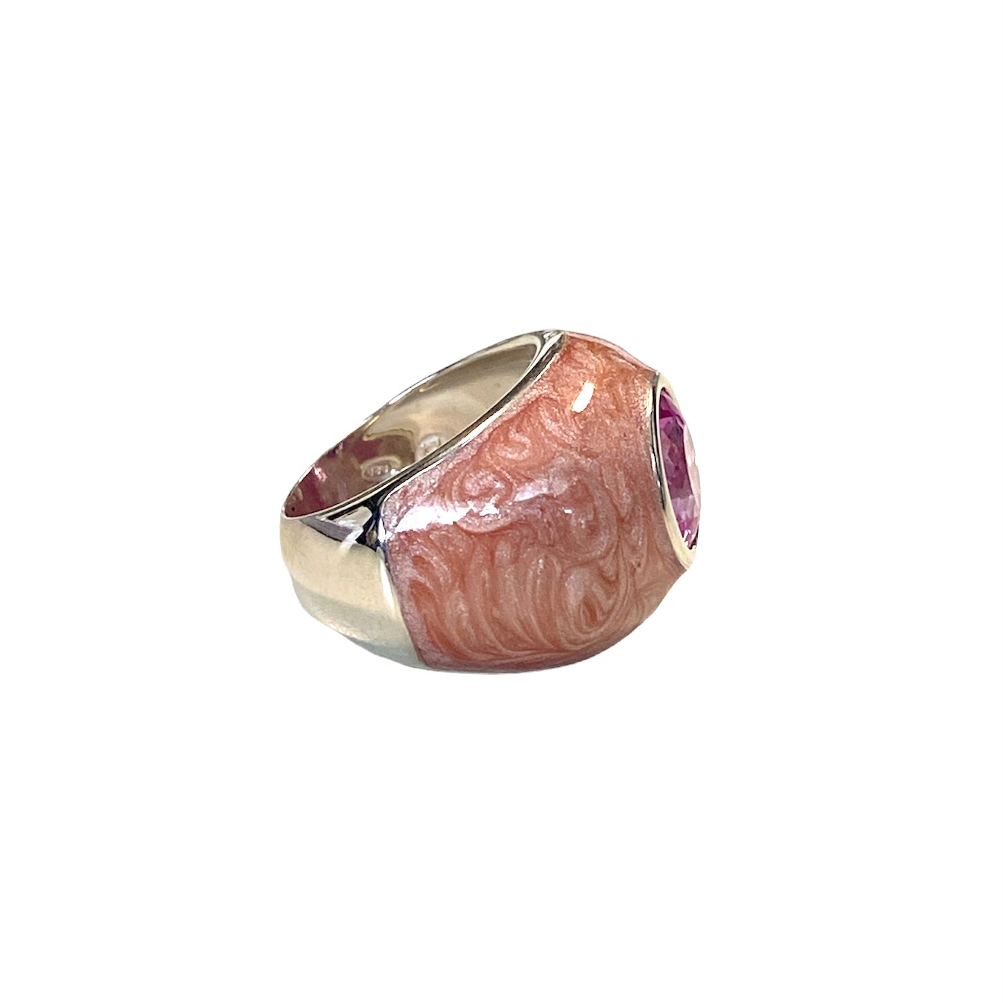 D'AMICO Anello Perlato Rosa Offerte esclusive