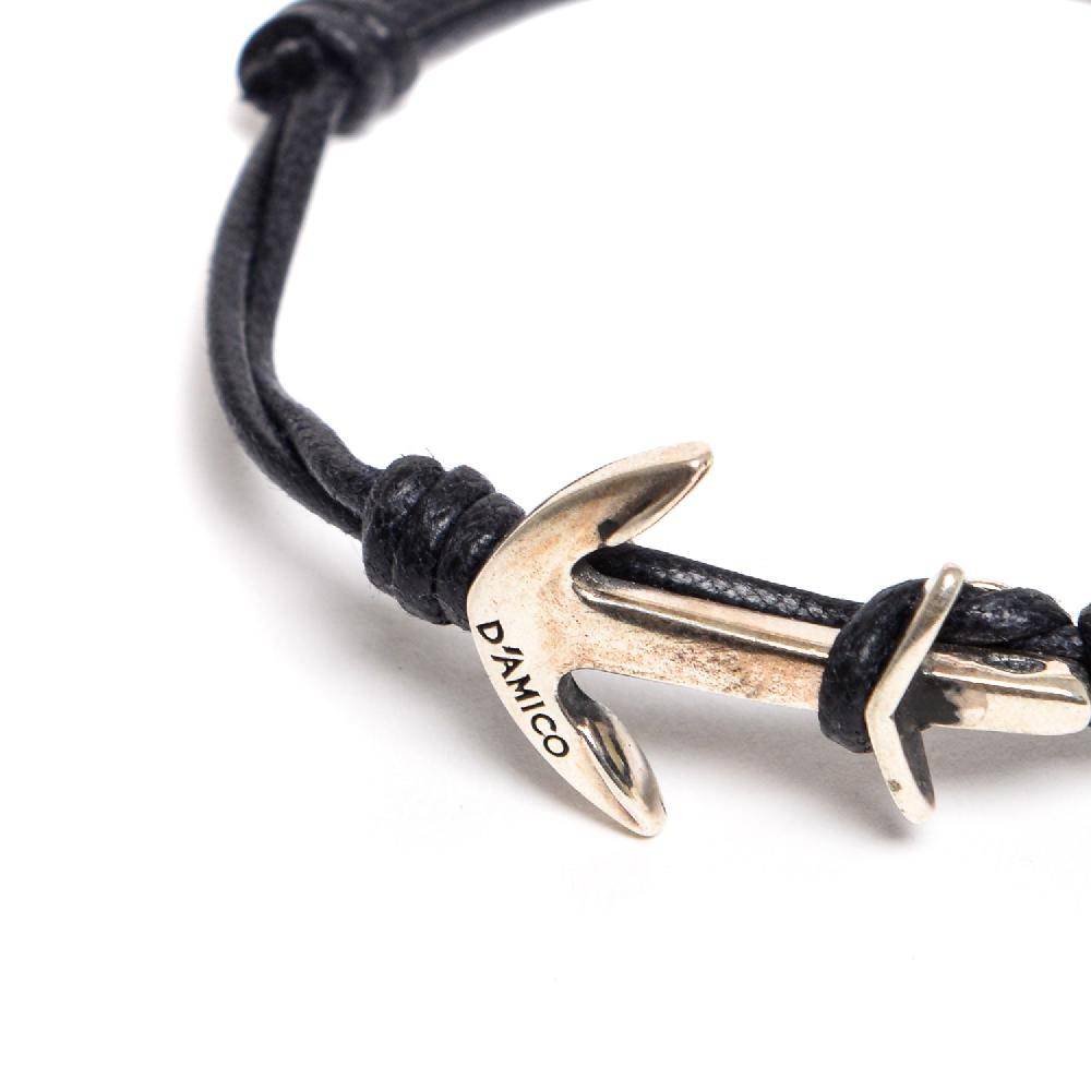 D'AMICO Bracciale Ancora Cordone Cerato Outlet