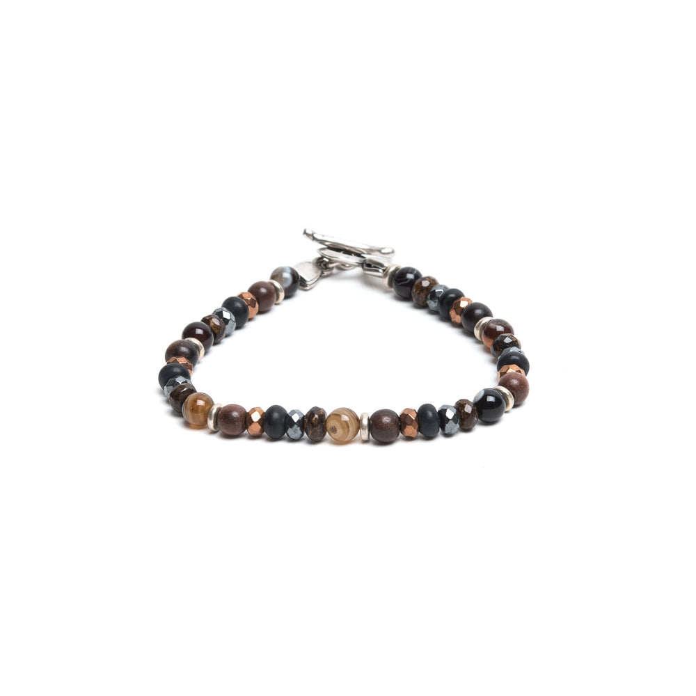 D'AMICO Bracciale Perle Fusion Marrone 2025