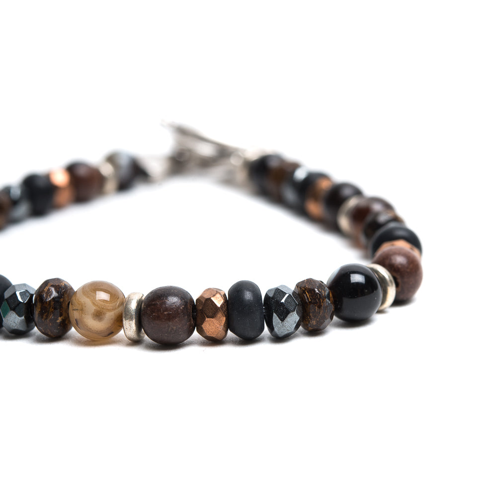 D'AMICO Bracciale Perle Fusion Marrone 2025