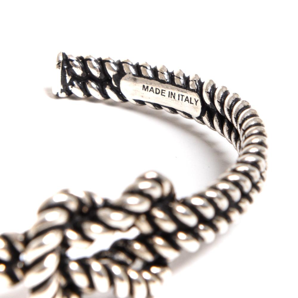 D'AMICO Bracciale Schiava Torchon Nodo Piano Saldi
