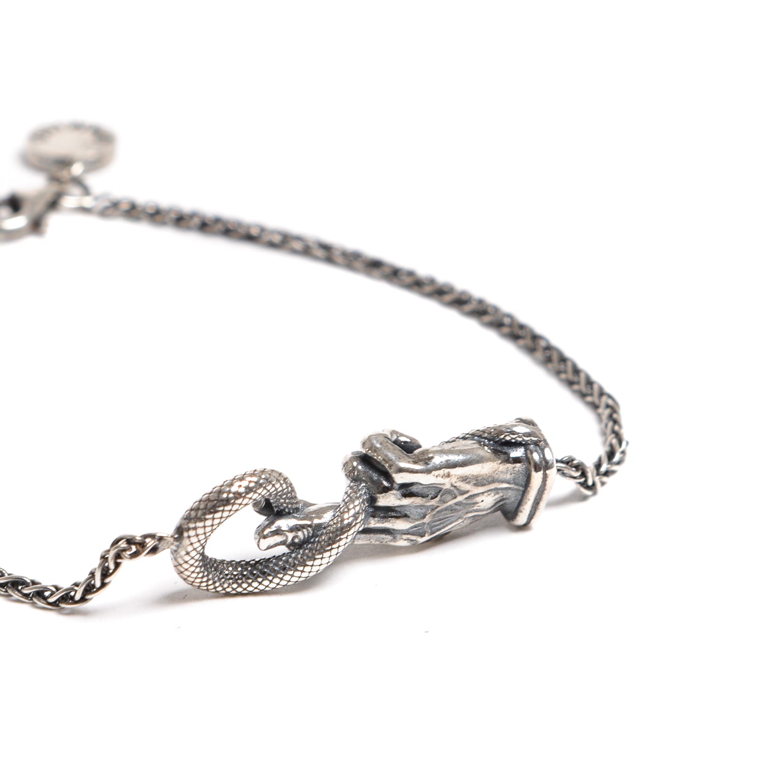 D'AMICO Bracciale Catenina con "Good Luck" Argento Vendite Flash