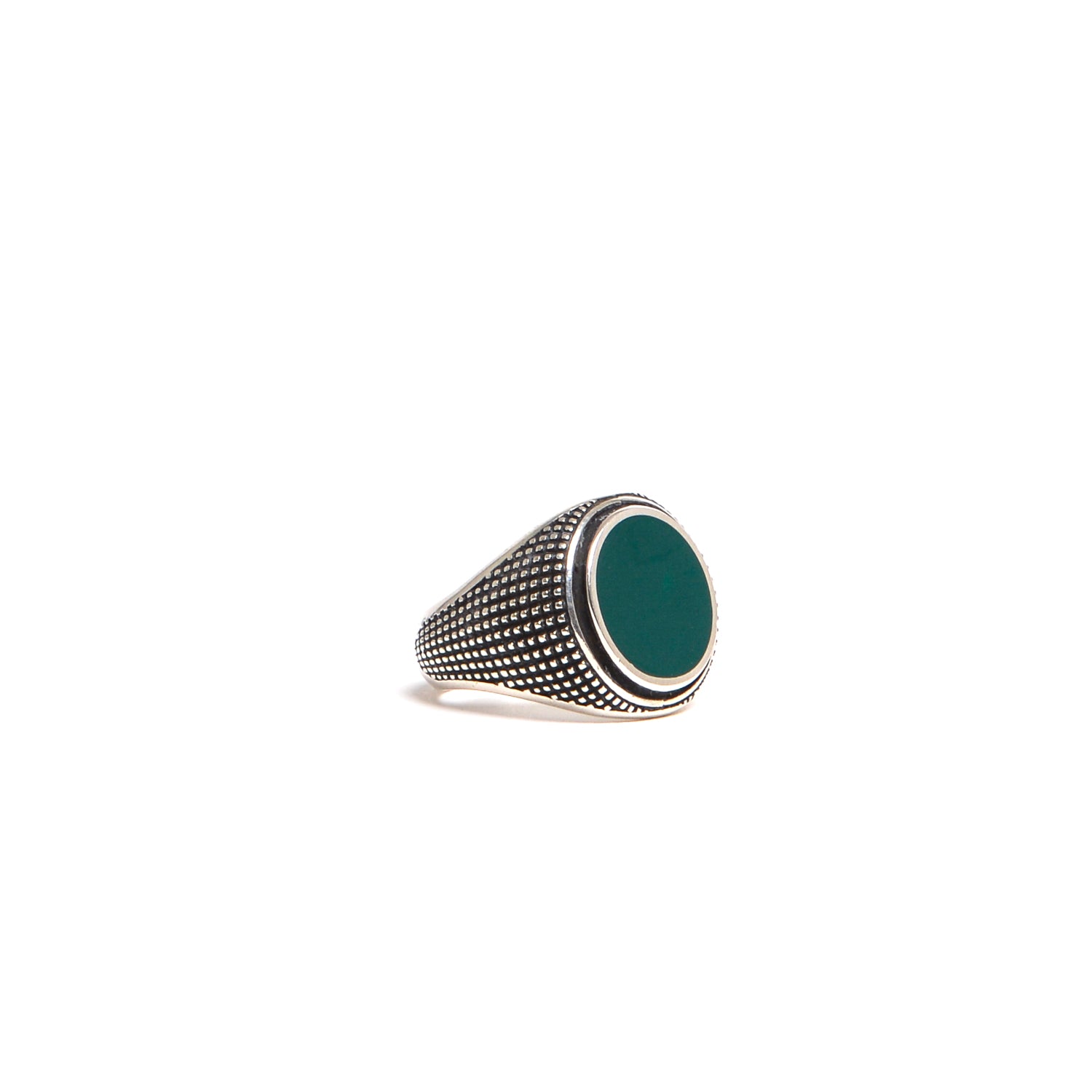 D'AMICO Anello Dupont Tondo con Lacca Verde Italia