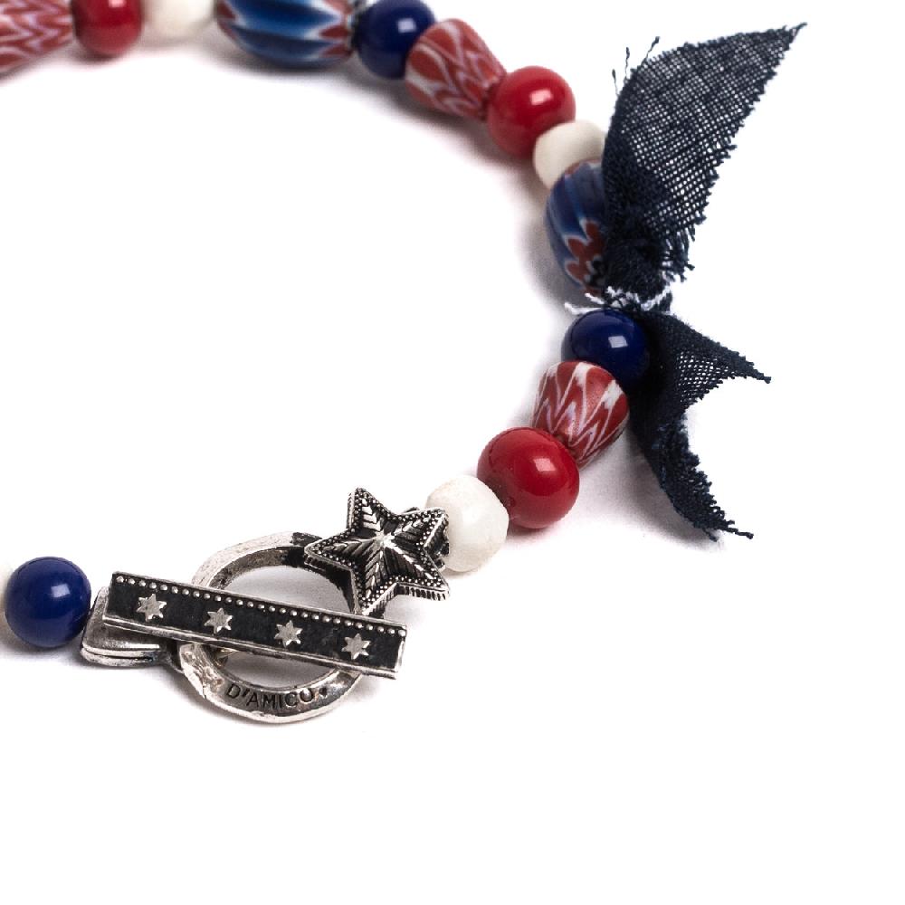 D'AMICO Bracciale Stella + Murrine Prezzo Ridotto