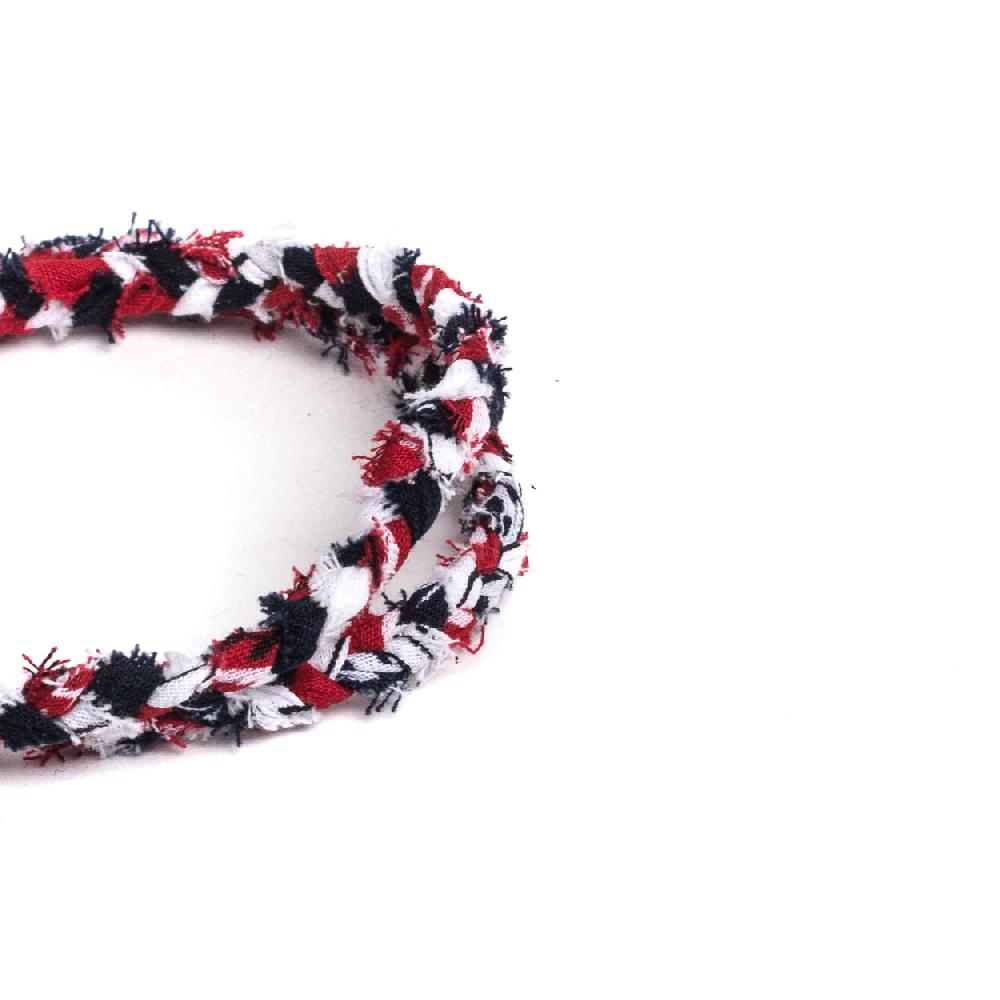 D'AMICO Bracciale Bandana Intrecciata + Piuma Novità