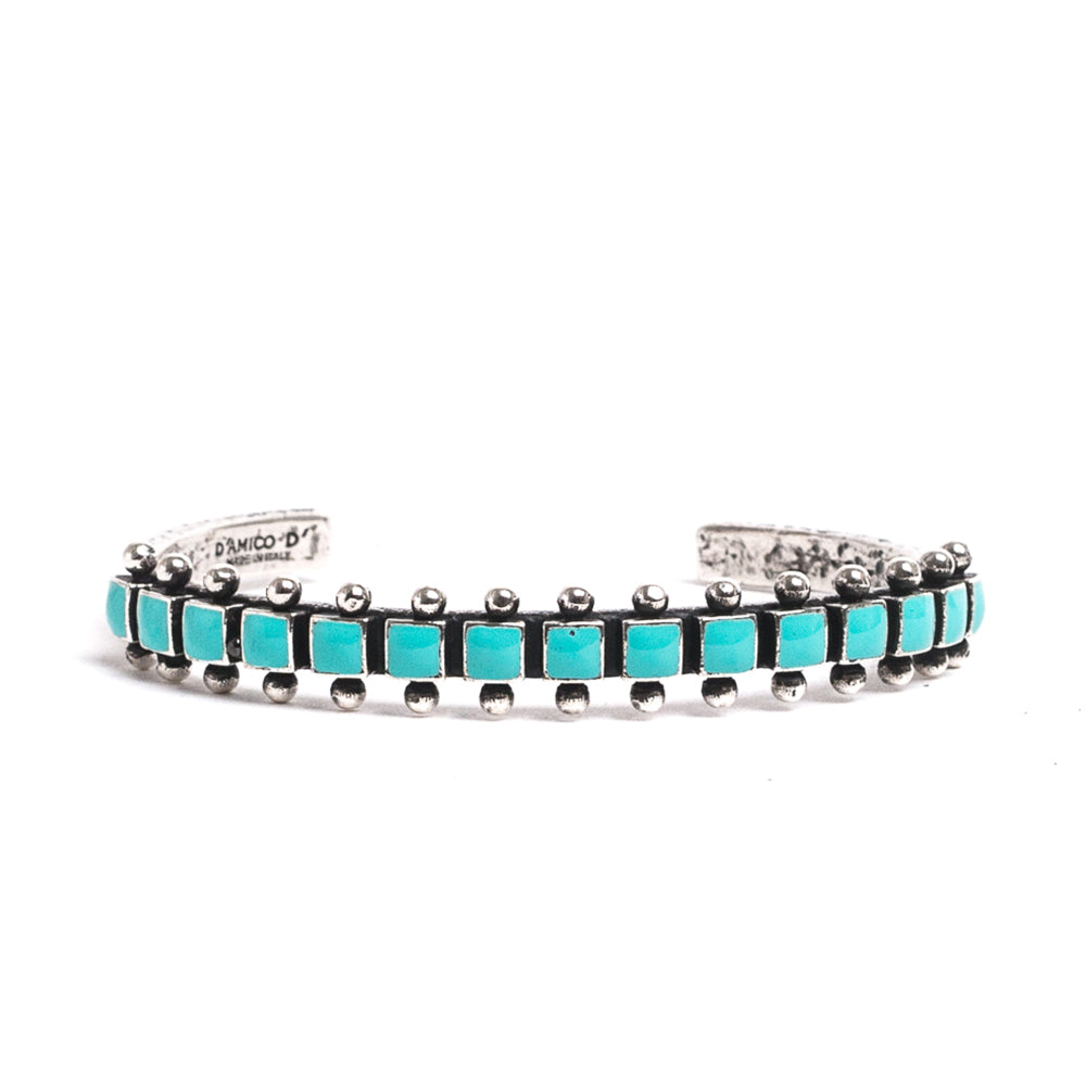 D'AMICO Bracciale Rigido Quadratini Laccati