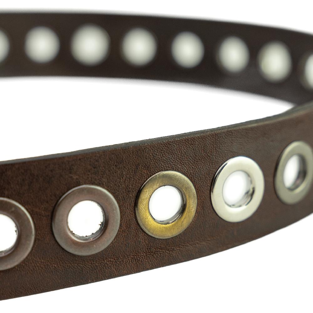 D'AMICO Cintura Cuoio Vintage + Borchie 2025