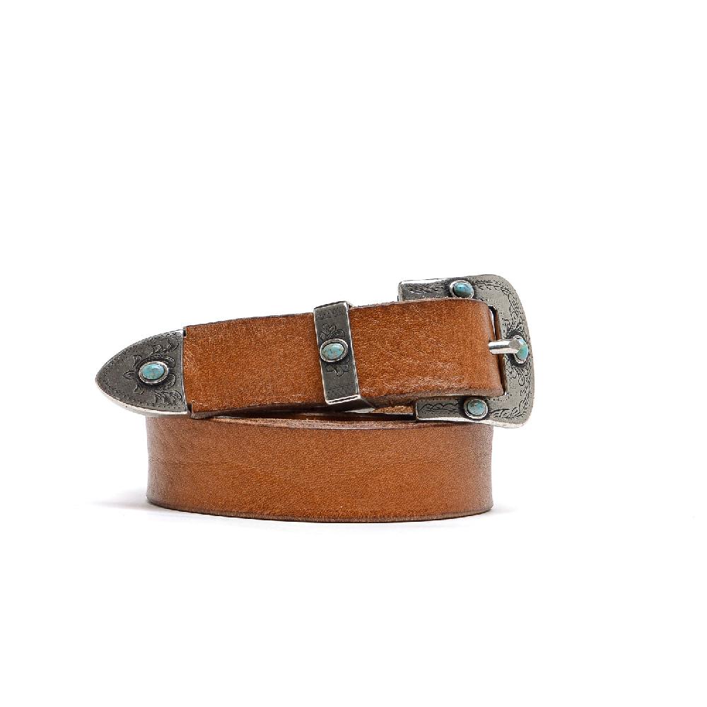 D'AMICO Cintura Cuoio Morbidone Tris Texas Sconto