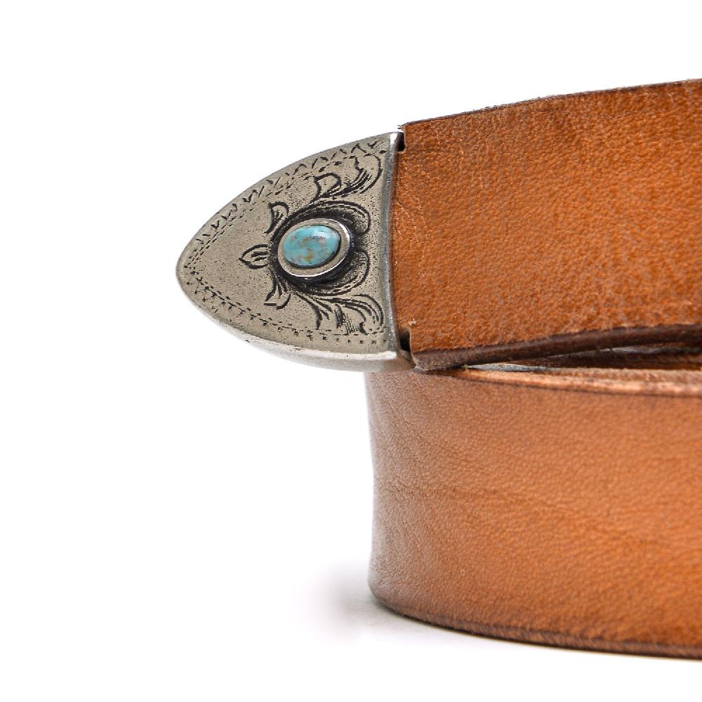D'AMICO Cintura Cuoio Morbidone Tris Texas Sconto