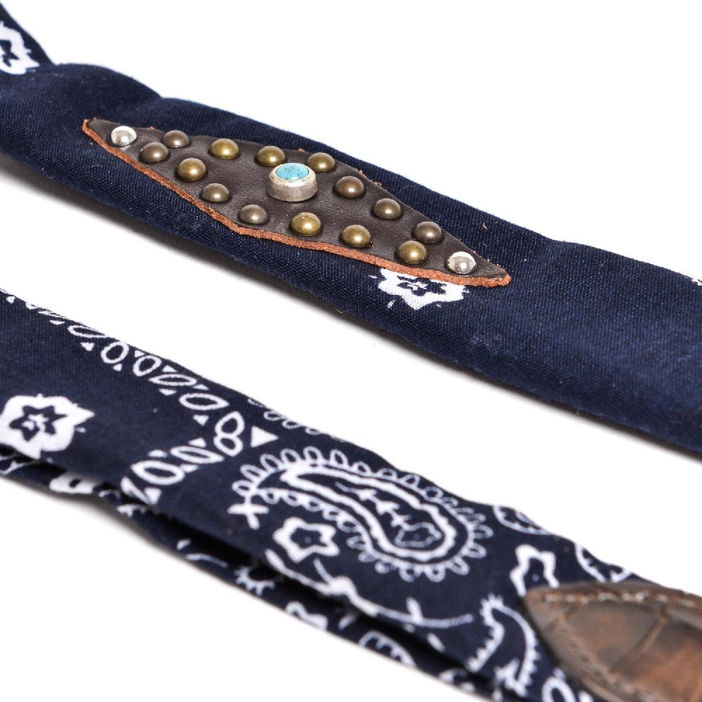 D'AMICO Cintura Bandana Blu Navy Offerta