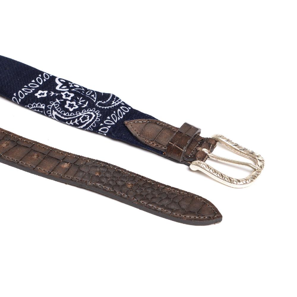 D'AMICO Cintura Bandana Blu Navy Offerta