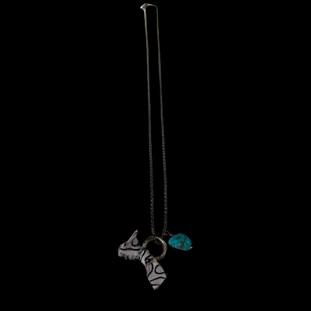 D'AMICO Collana Turchese + Anello e Bandana Arg925 Spedizione Gratuita