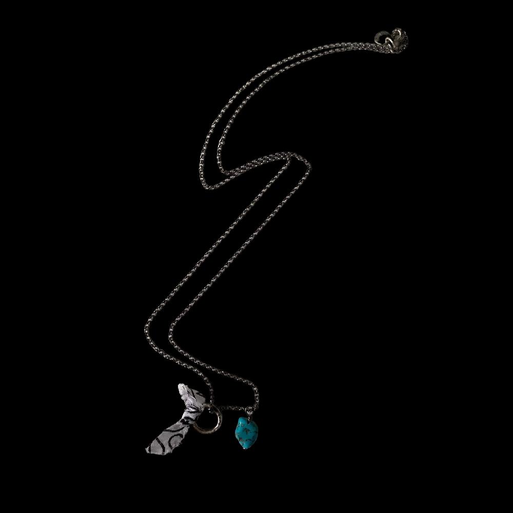 D'AMICO Collana Turchese + Anello e Bandana Arg925 Spedizione Gratuita