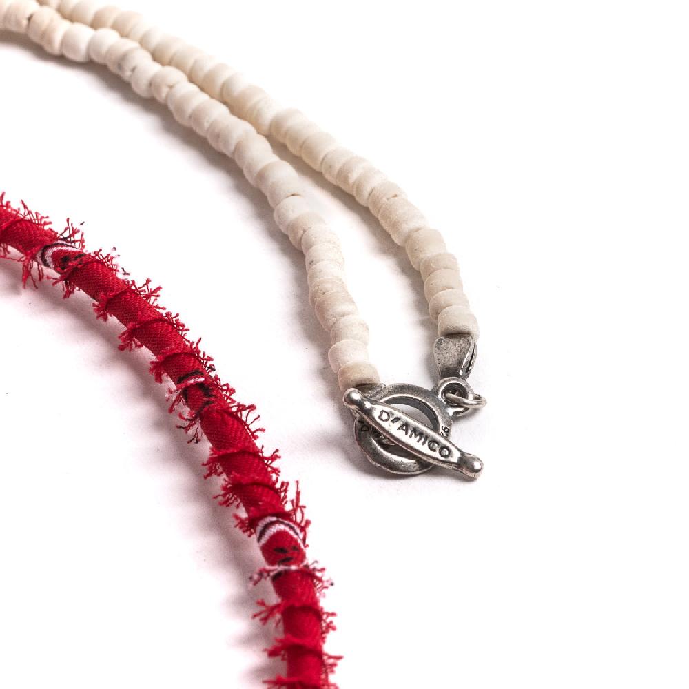 D'AMICO Collana Cocco White + Bandana Economico