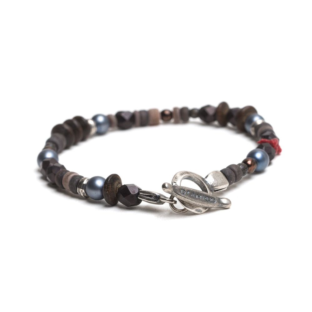 D'AMICO Bracciale Fusion Brown Outlet