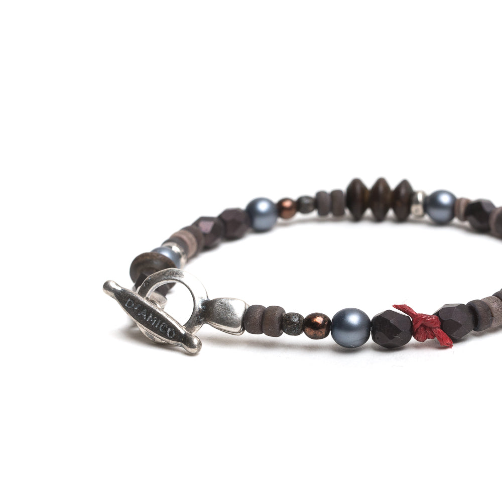 D'AMICO Bracciale Fusion Brown Outlet
