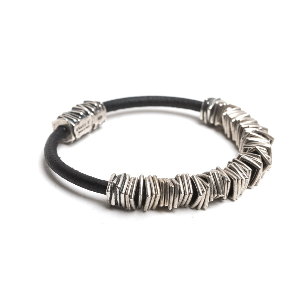 D'AMICO Bracciale Cuoio + Rondelle In Vendita