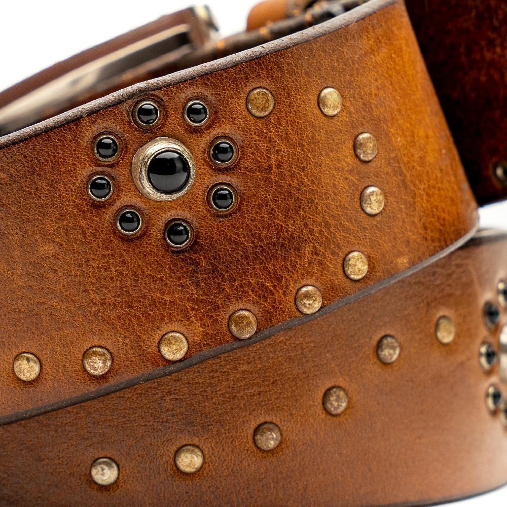 D'AMICO Cintura Cuoio Vintage Brown Chiaro In vendita